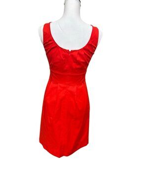 J.Crew Suiting Red Sleeveless Sheath Pencil Dress Women’s Size 0